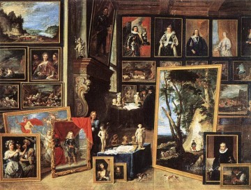  Arc Oil Painting - The Gallery Of Archduke Leopold In Brussels 1641 David Teniers the Younger